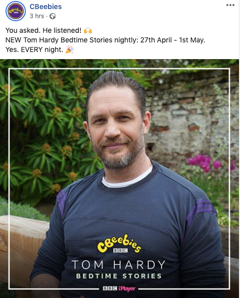 You Asked, He Listened: Tom Hardy Is Back With More Bedtime Stories